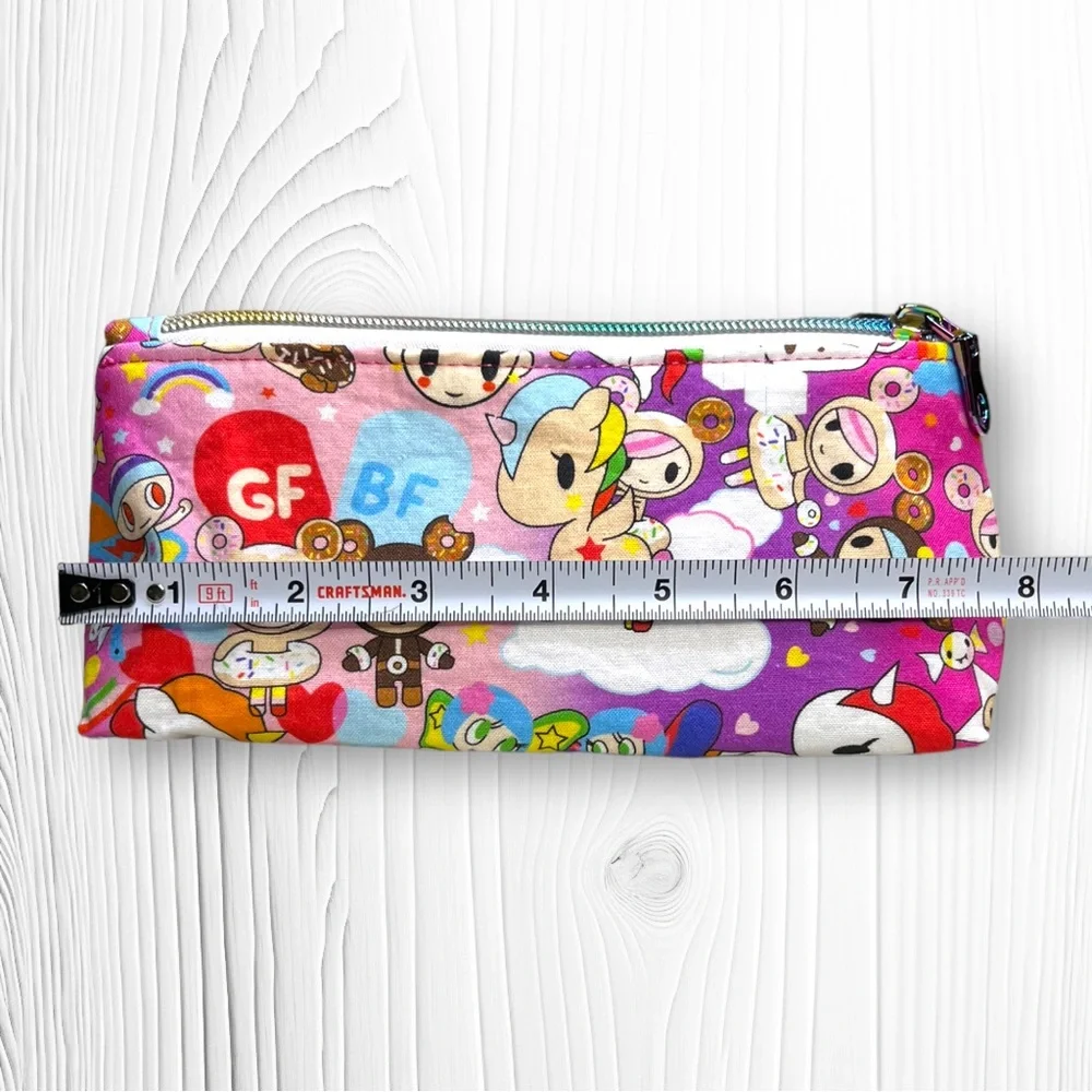 Tokidoki GF BF Zipper Pouch Pencil Case Handmade NEW